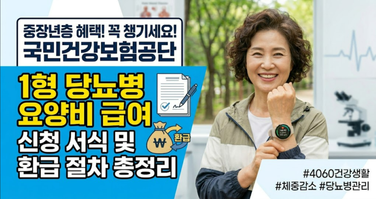 국민건강보험공단 1형 당뇨병 요양비 급여 신청 서식 및 환급 절차 총정리 9 image 14