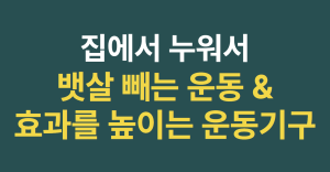 집에서 누워서 뱃살 빼는 운동 효과를 높이는 운동기구 선택 기준 알아보기 6 뱃살 빼는 운동 이미지