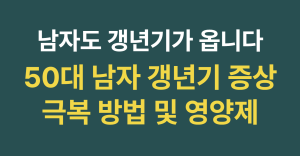 50대 남자 갱년기 초기 증상 특징과 극복 관리법 및 필수 영양제 성분 가이드 지금 확인하기 4 image 5