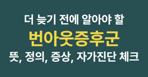 번아웃증후군이란? 뜻과 의학적 정의부터 놓치기 쉬운 핵심 증상 자가진단 항목 체크하기 5 번아웃증후군